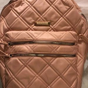 Steve Madden Blush Quilted Backpack nwot